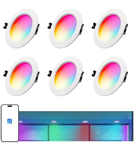 Amazon.co.jp: Arotelicht 埋込型LEDダウンライト 6個セット 10W 3色調